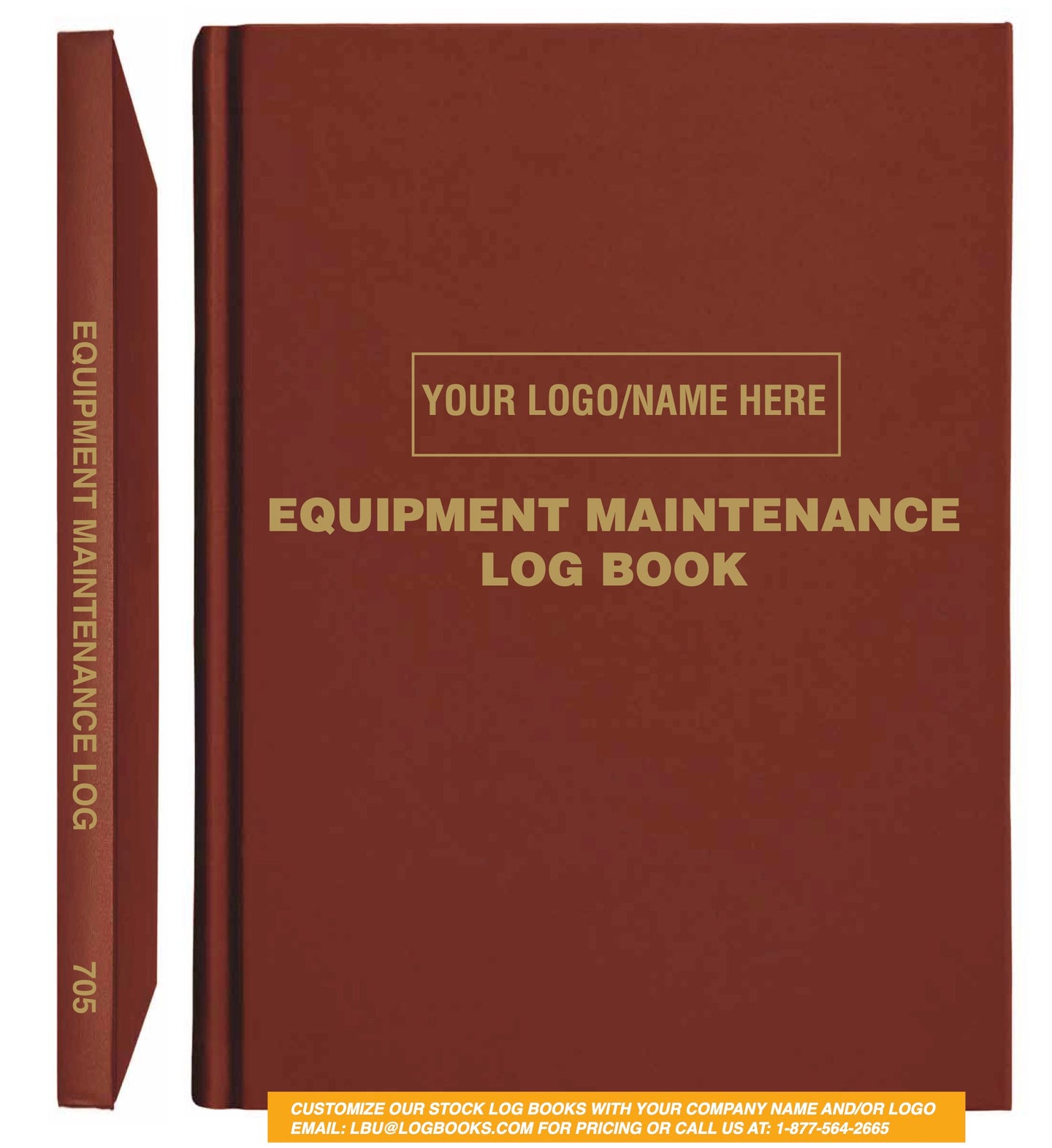 Equipment Maintenance Log Book #705 – Log Books Unlimited